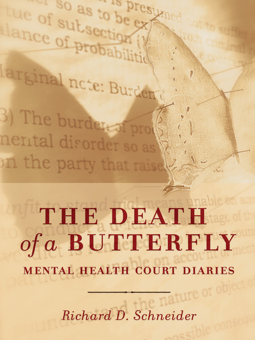 Title details for The Death of a Butterfly by Richard D. Schneider - Available